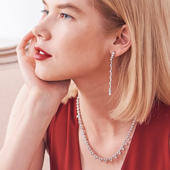 AAA Diamonelle Tennis Necklace
